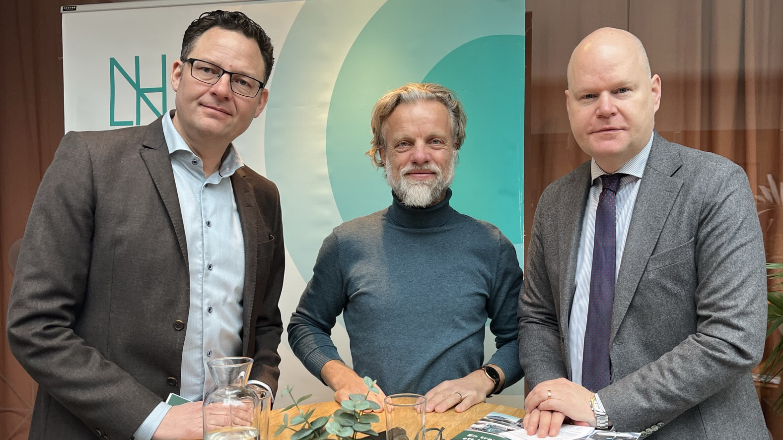 Husfrukost med Transportföretagen – Tomas Ternfors, Mats Lewan och Marcus Dahlsten
